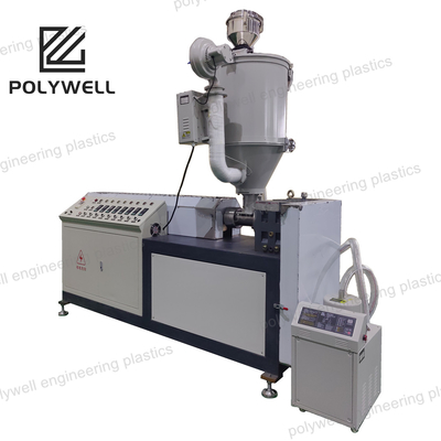 Polyamide Strip Plastic Extrusion Machine 7-12cm / Min Nylon Bars Extruder Production Machine
