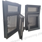 Modern Design Custom Casement Sliding Rolling Aluminum Folding Swing Window With Double Toughened Glass