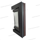 Aluminum Alloy Frame Vertical Fold up Glass Windows Open out Aluminium Window for Picture Window
