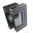 Aluminium Triple Galzed Tilt Turn Side Hung Window for Bedroom to Insulate Heat Insulation Profile