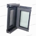 Modern Simple Design Customized Side Hung Casement Aluminum Window with Double Toughened Glass