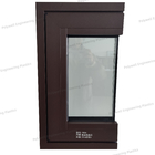 Soundproof Aluminum Vertical Fold Up Glass Windows Tilt & Turn Aluminium System Window