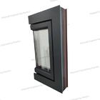 Turn Oriel Aluminium System Window PVDF Vertical Fold Up Glass Tilt