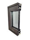 Insulated Broken Bridge Aluminum Doors Or Windows With Customizable Dimensions