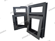 3 Track Sliding Aluminium Thermal Insulation Window profiles Customized
