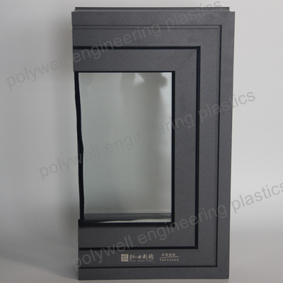 Modern Style Custom Casement Window with Three Layers of Tempered Glass Imact-resistant Windproof