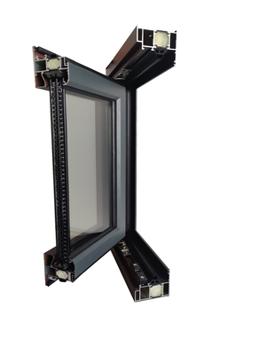 Double Glazing Aluminum Heat Insulation Sliding Windows Thermal Break Doors Profile
