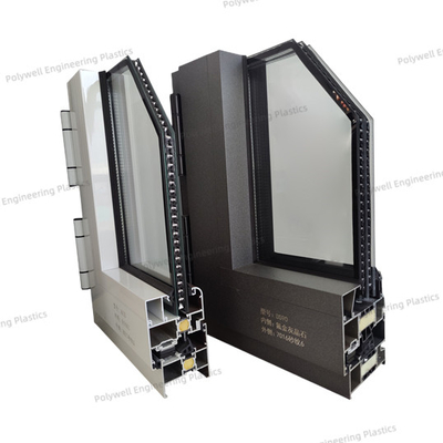 Super Toughened Aluminum Sliding Window Customized 7m Anti Loosening Profile System Window