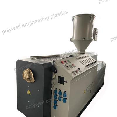 PA66 GF25 Plastic Extrusion Line Machine Granules Processing Thermal Break Strips 380V