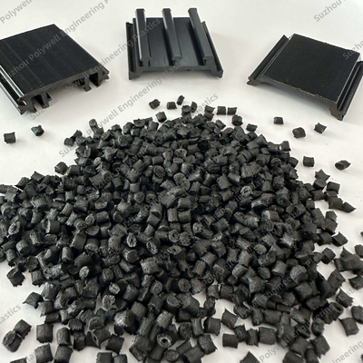 Modified PA66 GF25 Plastic Raw Material Reinforced By Glass Fiber Polyamide Granules for Heat Insulation Strip