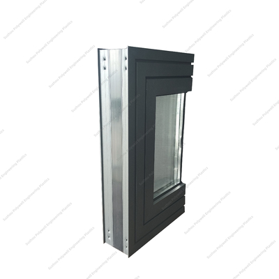 Mosquito-Proof Aluminium Three-Layer Glazing Window with Aluminum Thermal Break System Window