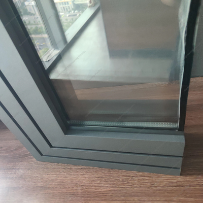 Household Two Layer Glass Broken Bridge Aluminum Anti-Theft System Window and Door