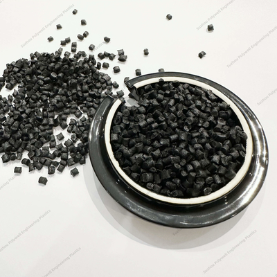 Plastic Glass Fiber Filled Reinforced Polyamide 66 Granules Black Nylon 66 Pellets With 1.25~1.35 G/Cm3 Density