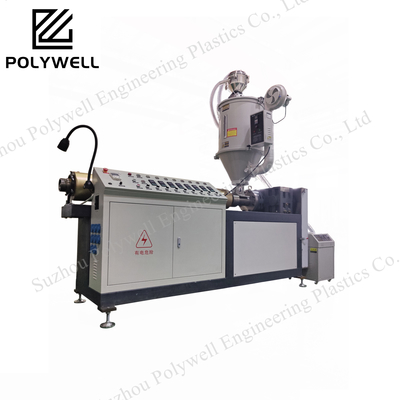 Plastic Single Screw Nylon Profile Extrusion Machine For Nylon PA66 GF25 Thermal Break Strip Production Line