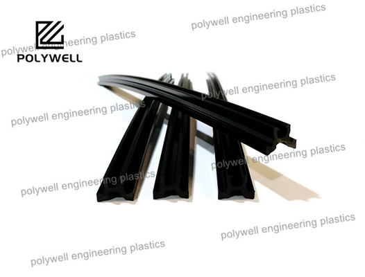 Black Color PA6.6 GF25 Thermal Break Profile For Aluminum Bridge Window And Glass Curtain Walls