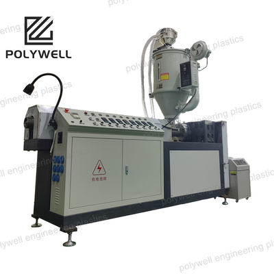 Polyamide Strip Plastic Extrusion Machine 7-12cm / Min Nylon Bars Extruder