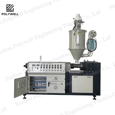 Polyamide Strip Plastic Extrusion Machine 7-12cm / Min Nylon Bars Extruder Machine