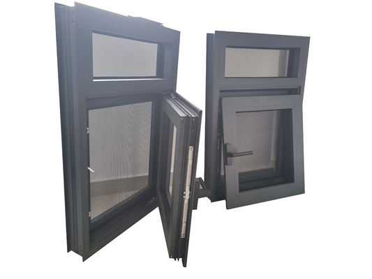 Home casement Windows with excellent sound insulation are made of heat-insulating broken bridge aluminum profiles