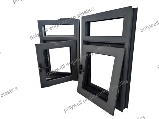 120A Heat Thermal Insulation Window Broken Bridge Aluminum Screen Integral