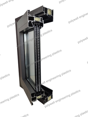 Thermal Insulation Aluminum Extrusions For Window And Doors Frame