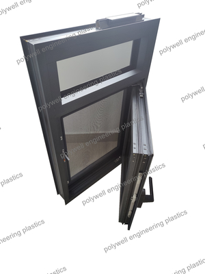Double Glazing Aluminium Frame Broken Bridge Thermal Insulation Silent Casement Window 
