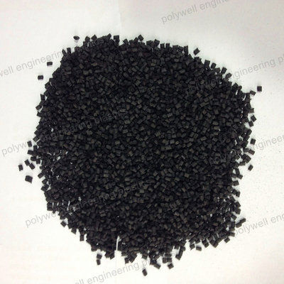 Plastic Glass Filled Polyamide 66 Granules Black Nylon 66 Pellets With 1.25~1.35 G/Cm3 Density