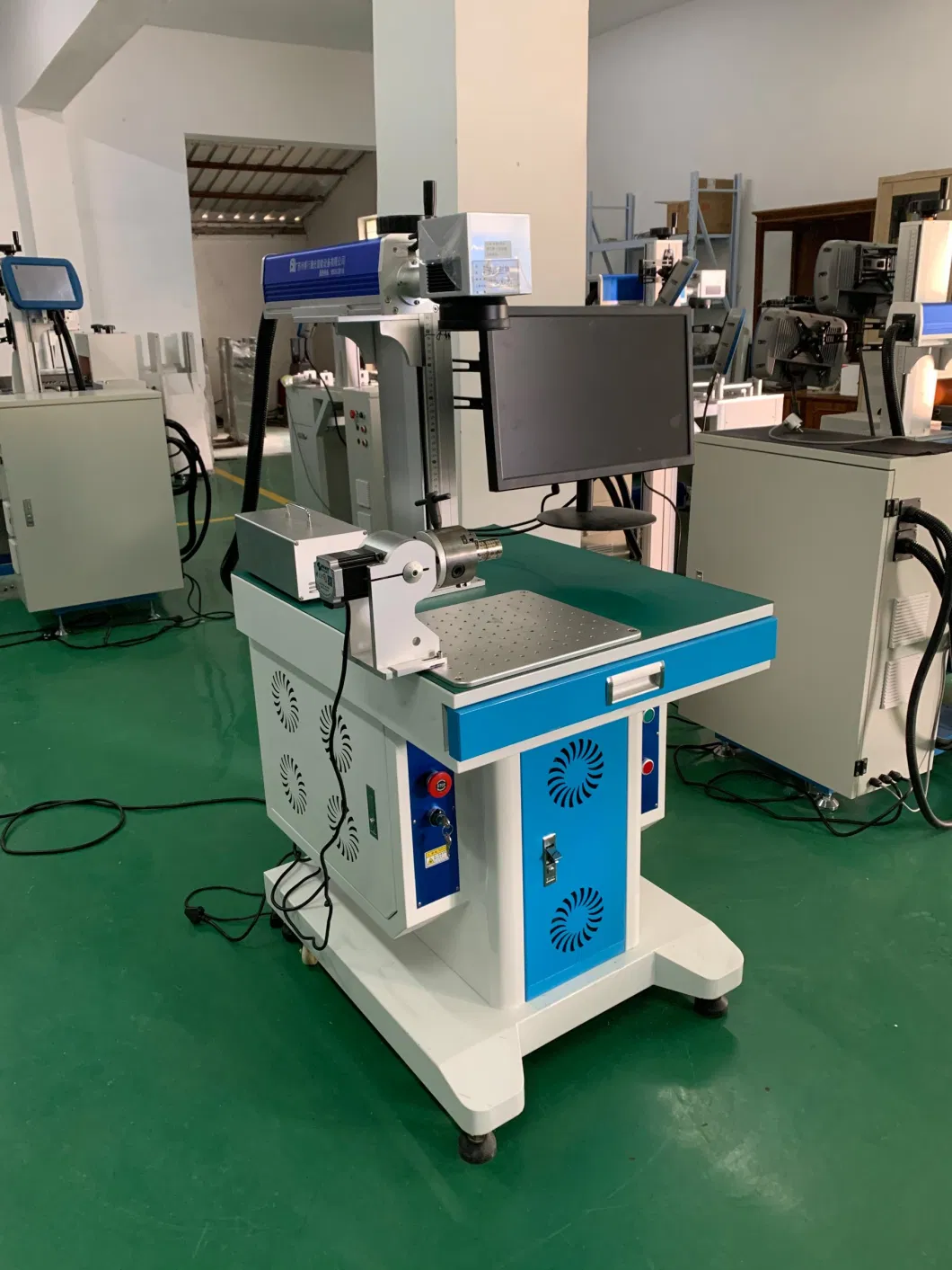 Automatic Profile Laser Printer Fiber Laser Machine with Multi Options for All Metallic Materials and Most Non-Metallic Materials