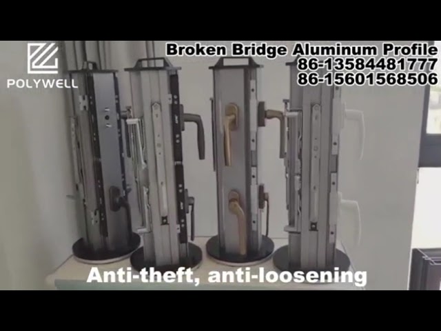 Commercial/ Domestic High Strength Good Rigidity Broken Bridge Aluminum System Windows & Doors